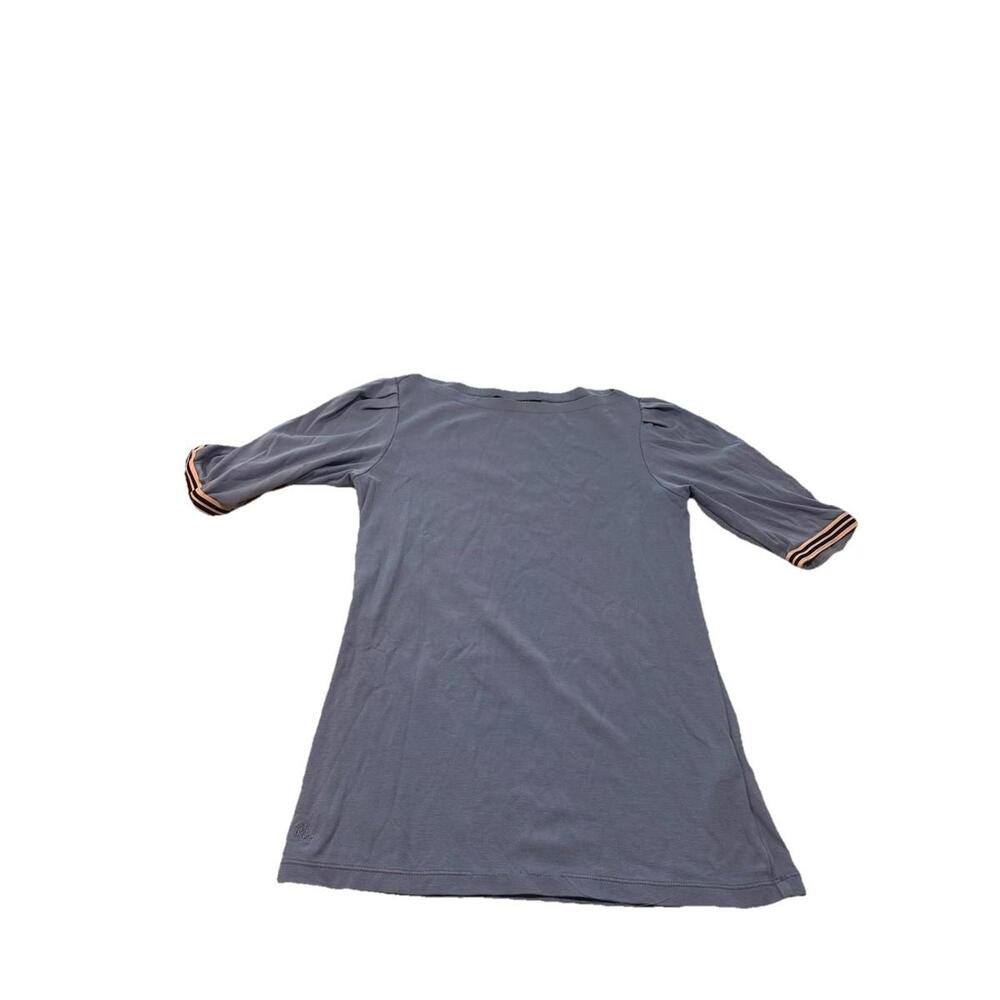 Lauren By Ralph Lauren Women’s Medium Short Sleeve Shirt Blue -green Label